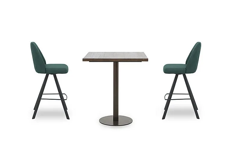 Jupiter Small Table with 2 Swivel Bar Stools