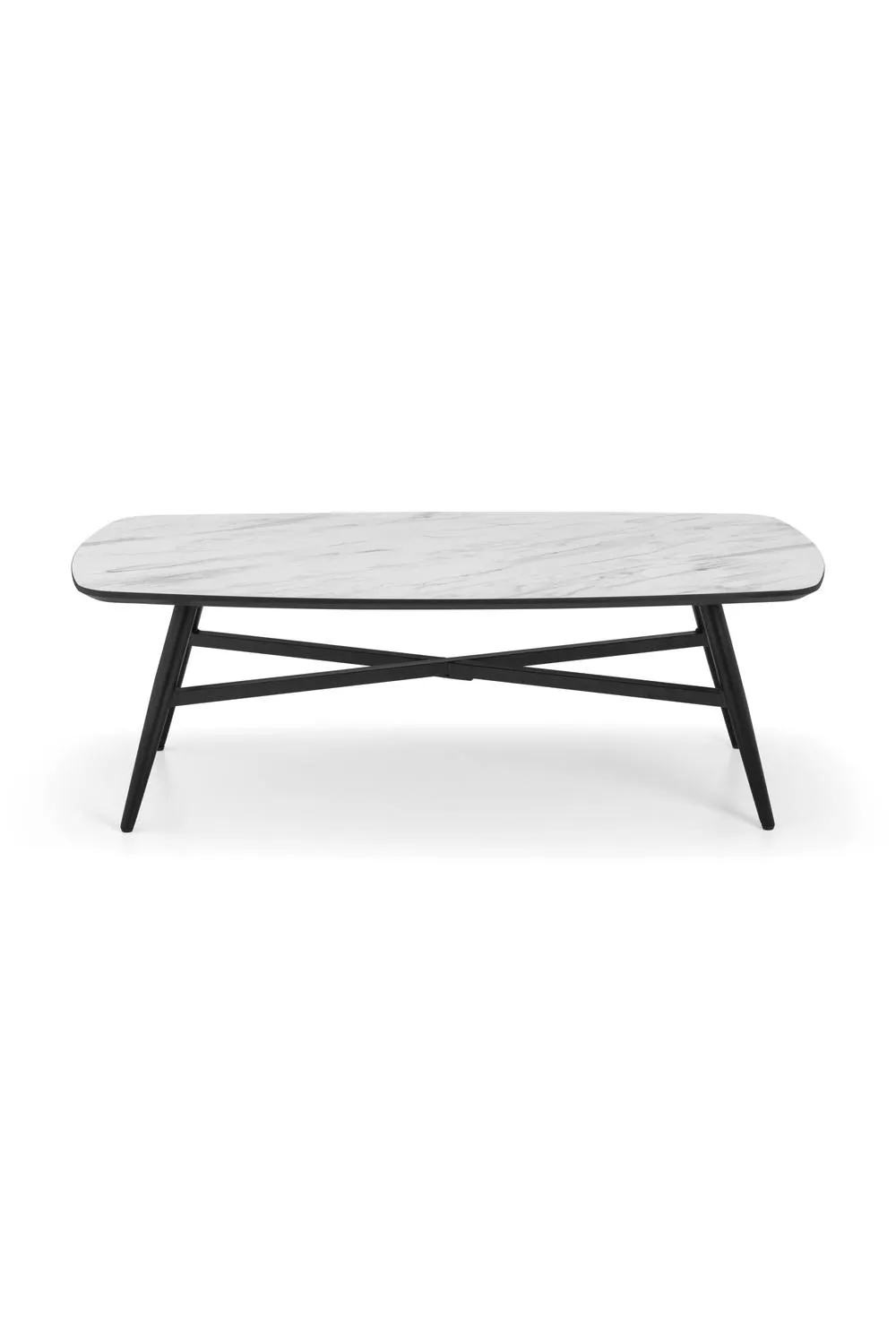 Julian Bowen Caruso Rectangular Coffee Table in White 4