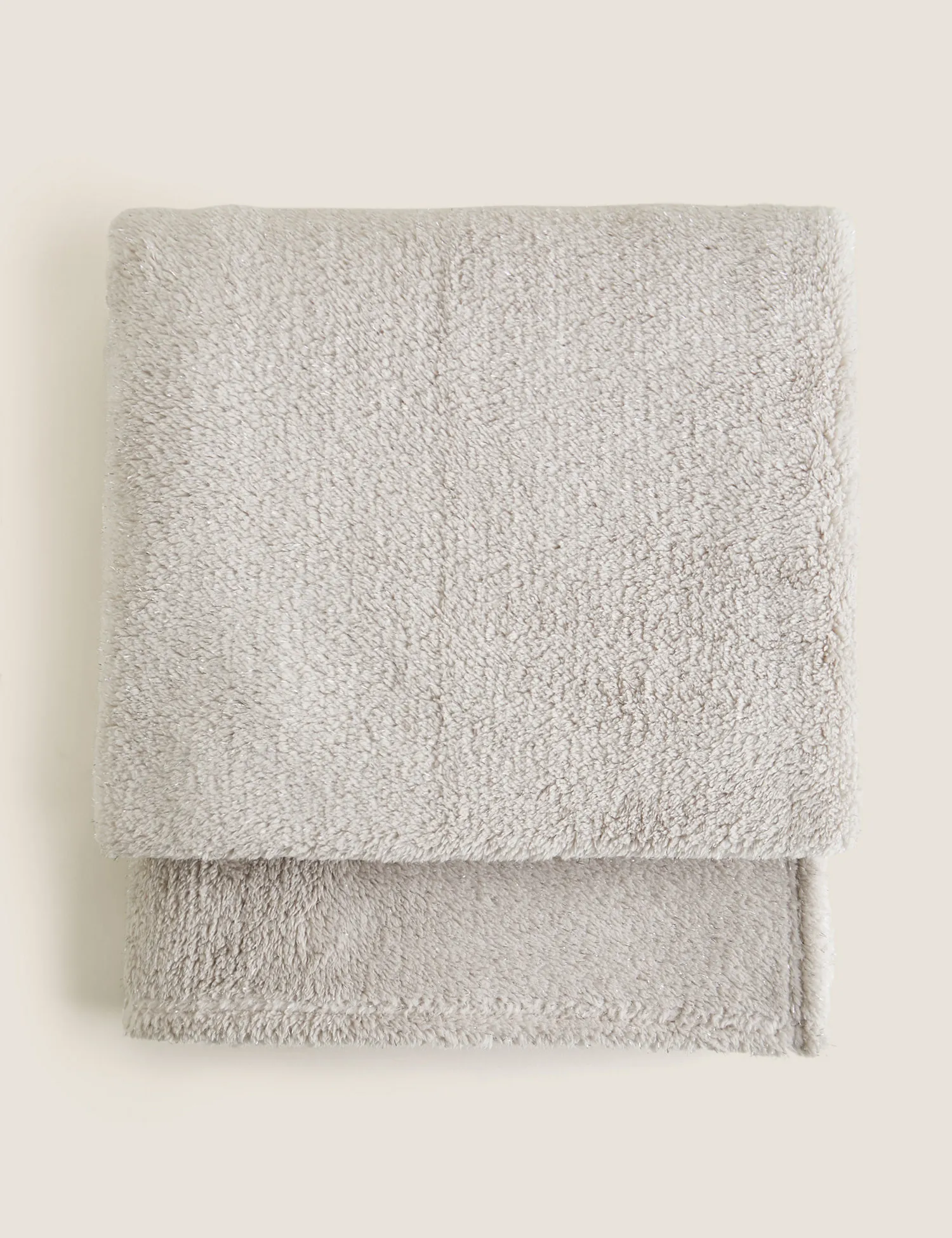 M&S Fleece Sparkle Throw