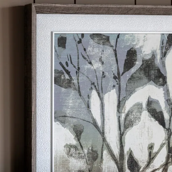 Cedar and Sage Set of 2 Botanical Form Framed Canvases 2