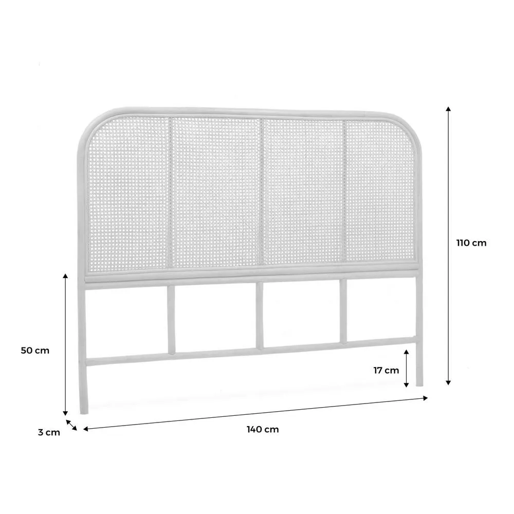 sweeek Natural rattan & cane headboard in Brown 6