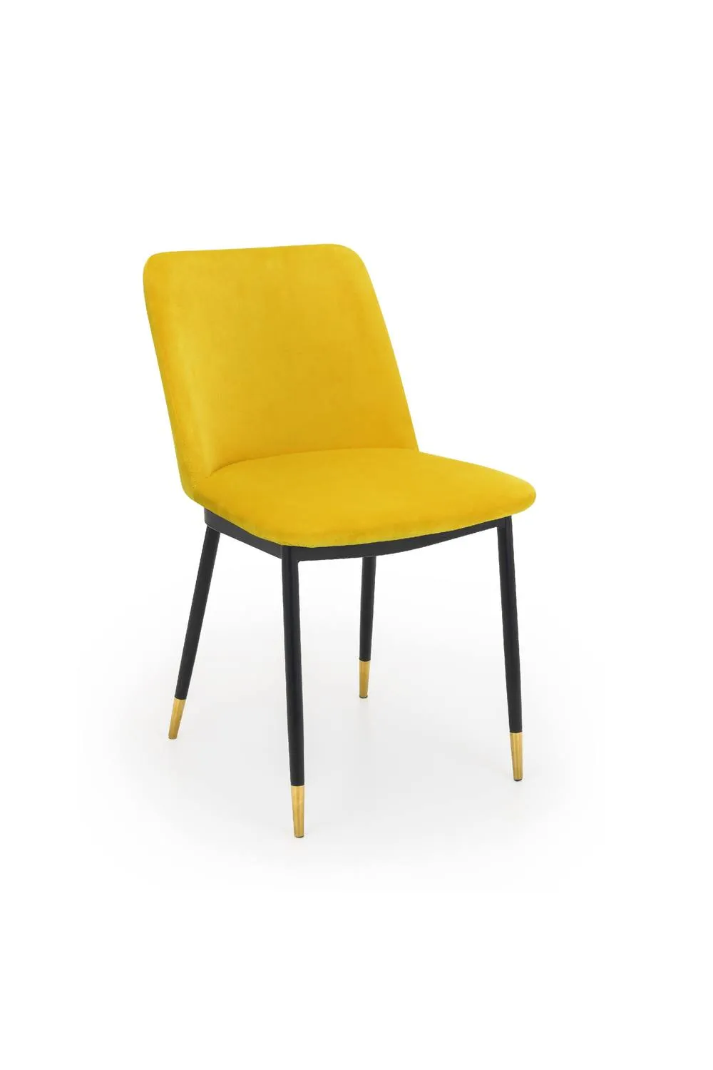 Julian Bowen Delaunay Upholstered Dining Chair (Set of 2) in Mustard 5