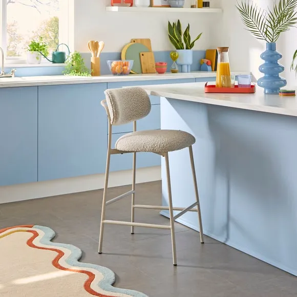 Elements Cooper Barstool, Tonal Boucle 1