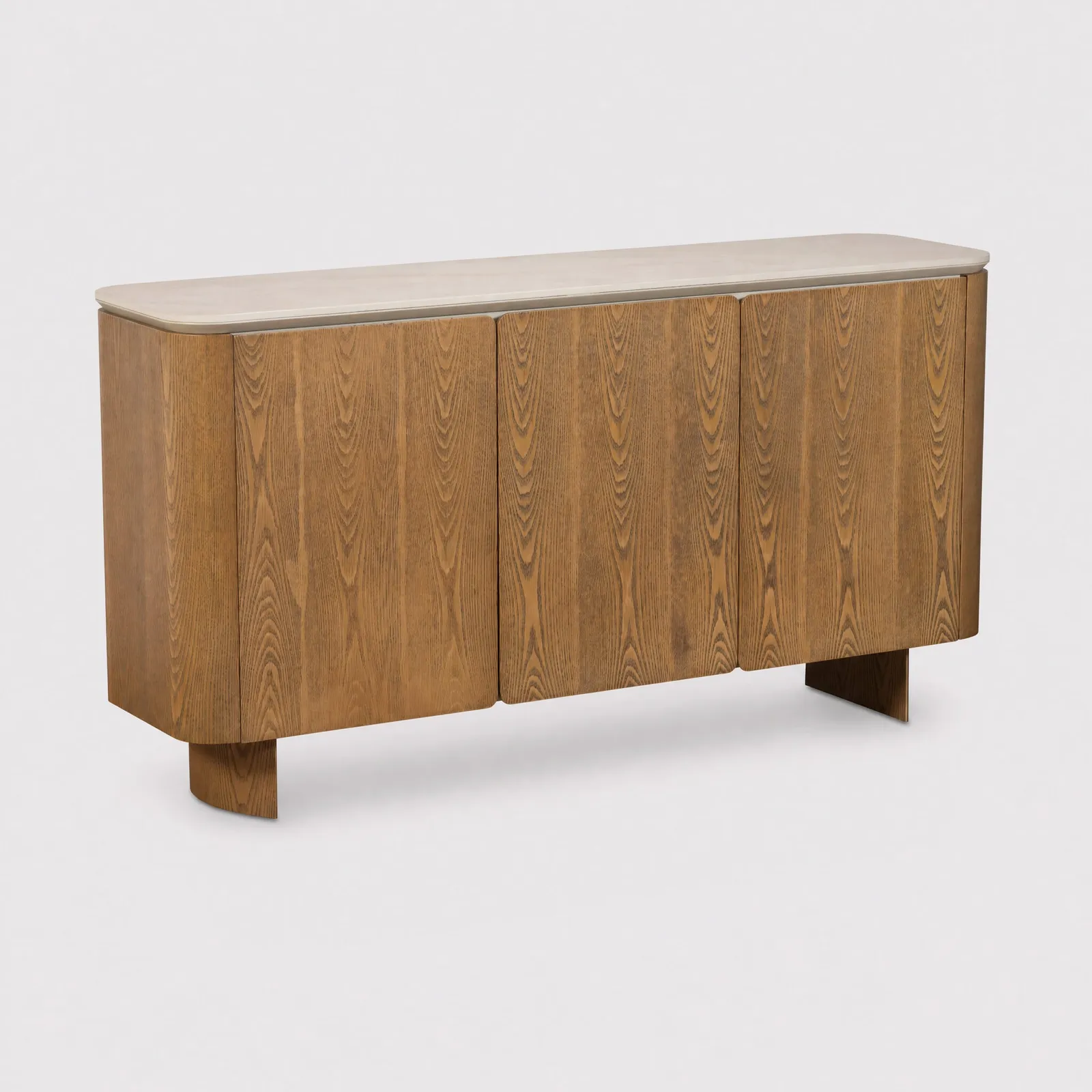 Letto Wide Sideboard, Ash Wood | Barker & Stonehouse