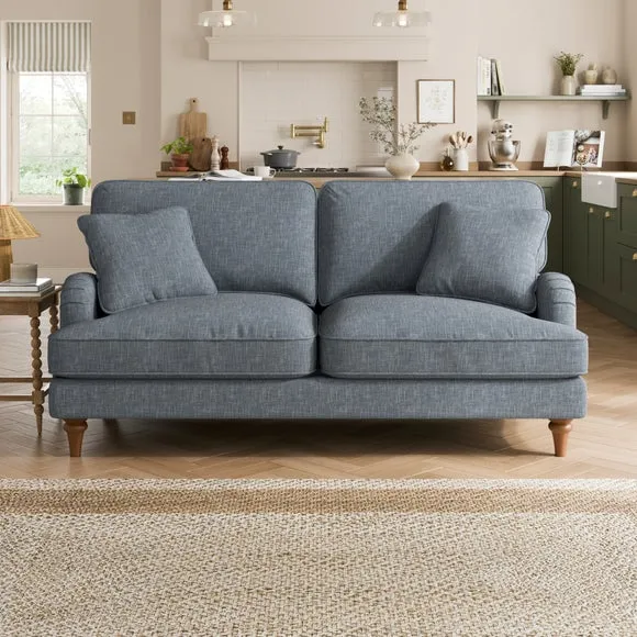 Beatrice II Faux Linen 3 Seater Sofa Bed 2