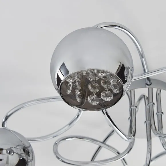 Seychelles 5 Light Flush Ceiling Light 3