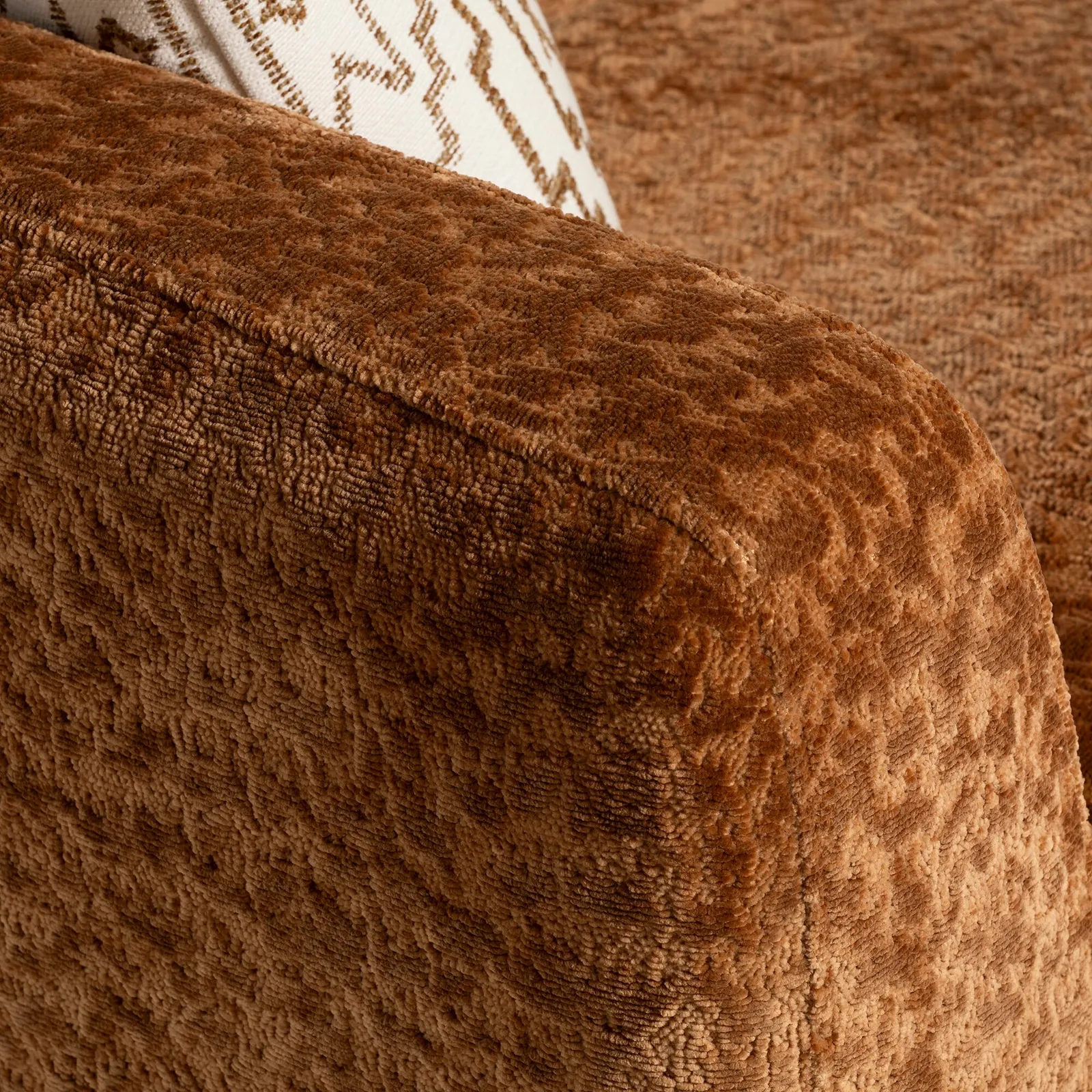 Chaska Snuggler, Orange Fabric | Barker & Stonehouse 4