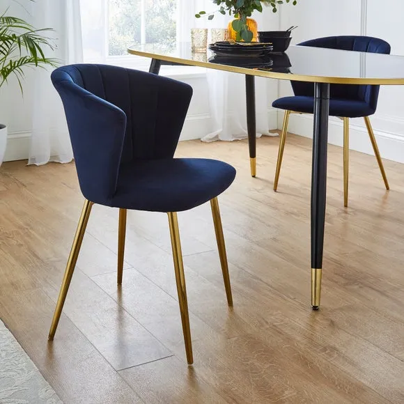 Kendall Dining Chair, Velvet 2