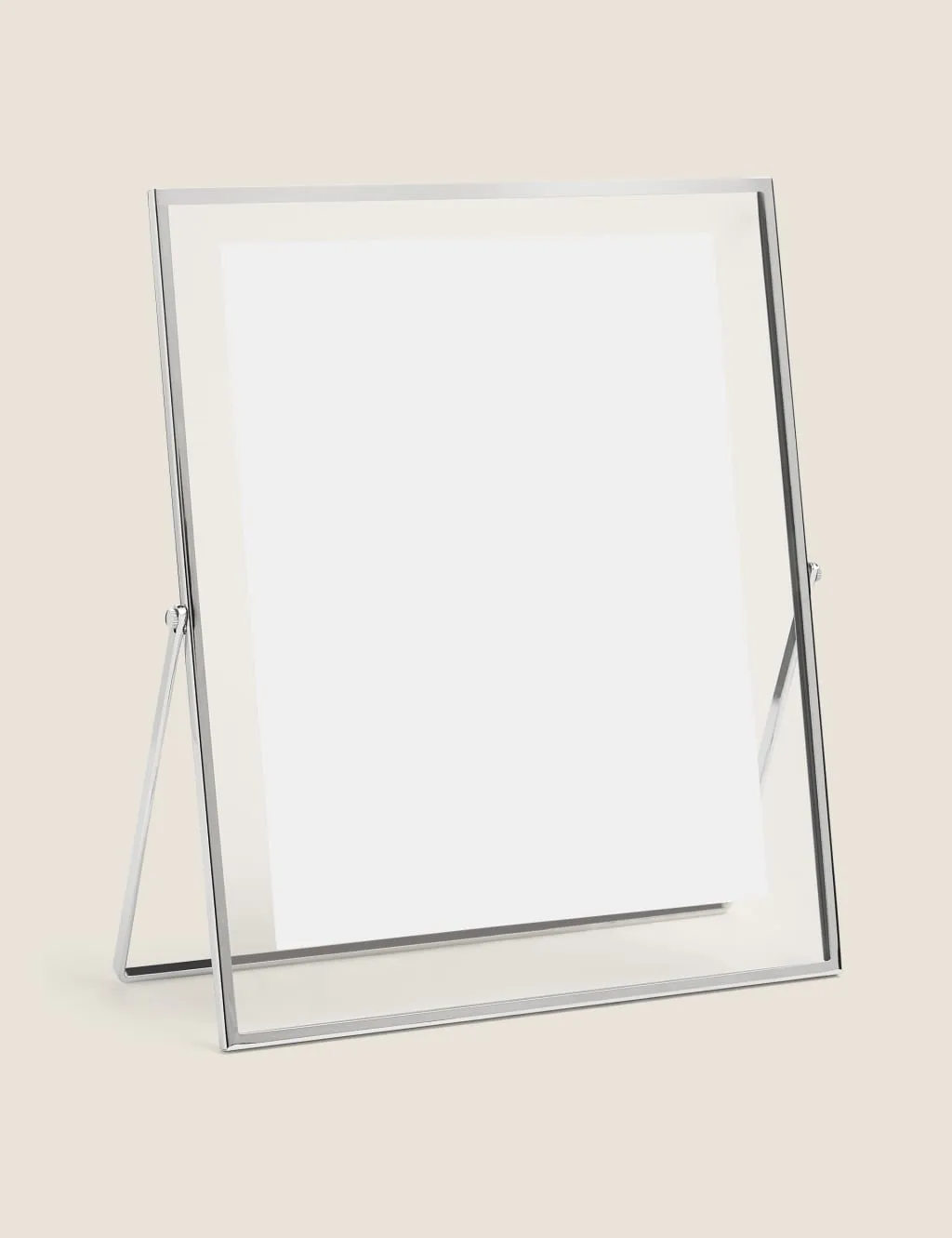M&S Skinny Easel Photo Frame 8x10 inch Silver
