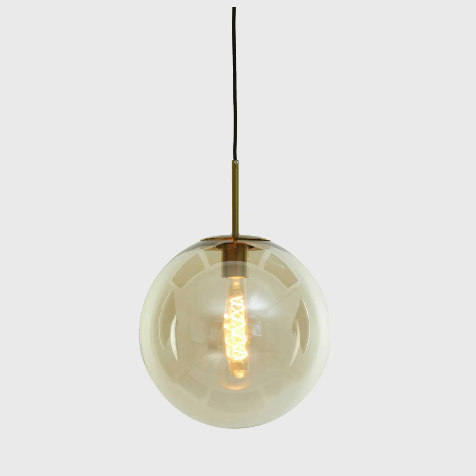 Smoked Amber Glass Pendant Light, Brown | Barker & Stonehouse 3