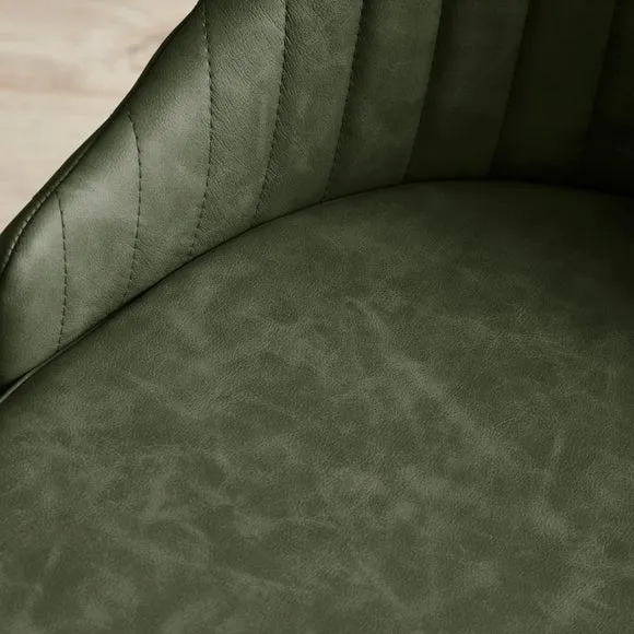 Shea Set of 2 Dining Chairs, Faux Leather 4