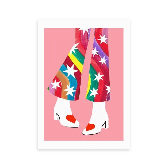 East End Prints Rainbow Pants Print by Keren Parmley 2