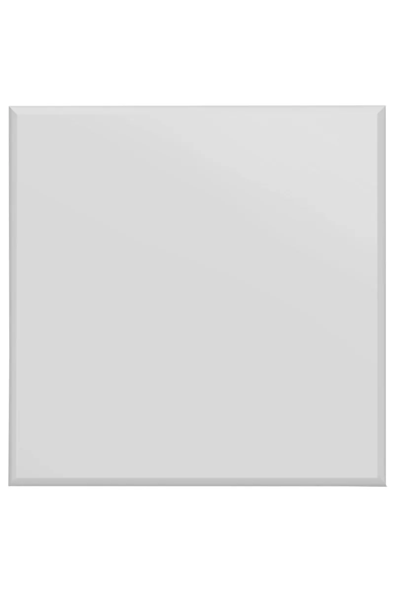 MirrorOutlet All Glass Modern Bevelled Square Wall Mirror 27" X 27" (70x70CM) in Silver 2