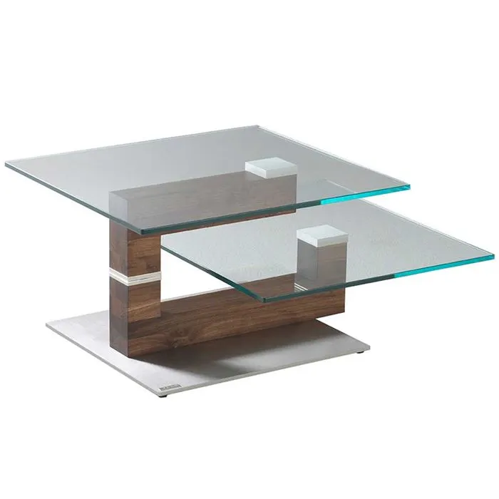 V Plus Walnut Coffee Table