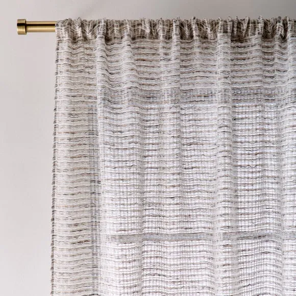 Luxe Open Mesh Slot Top Voile Panel