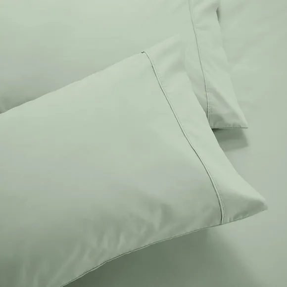 Dorma Crisp & Fresh 400 Thread Count Egyptian Cotton Percale Standard Pillowcase 2