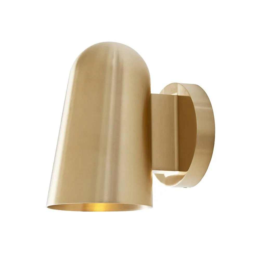 &Tradition Solid Wall Light Brass IP44 2