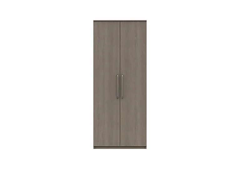 London Bedroomsfriars 2 Door Wardrobe - Beige Grey Oak