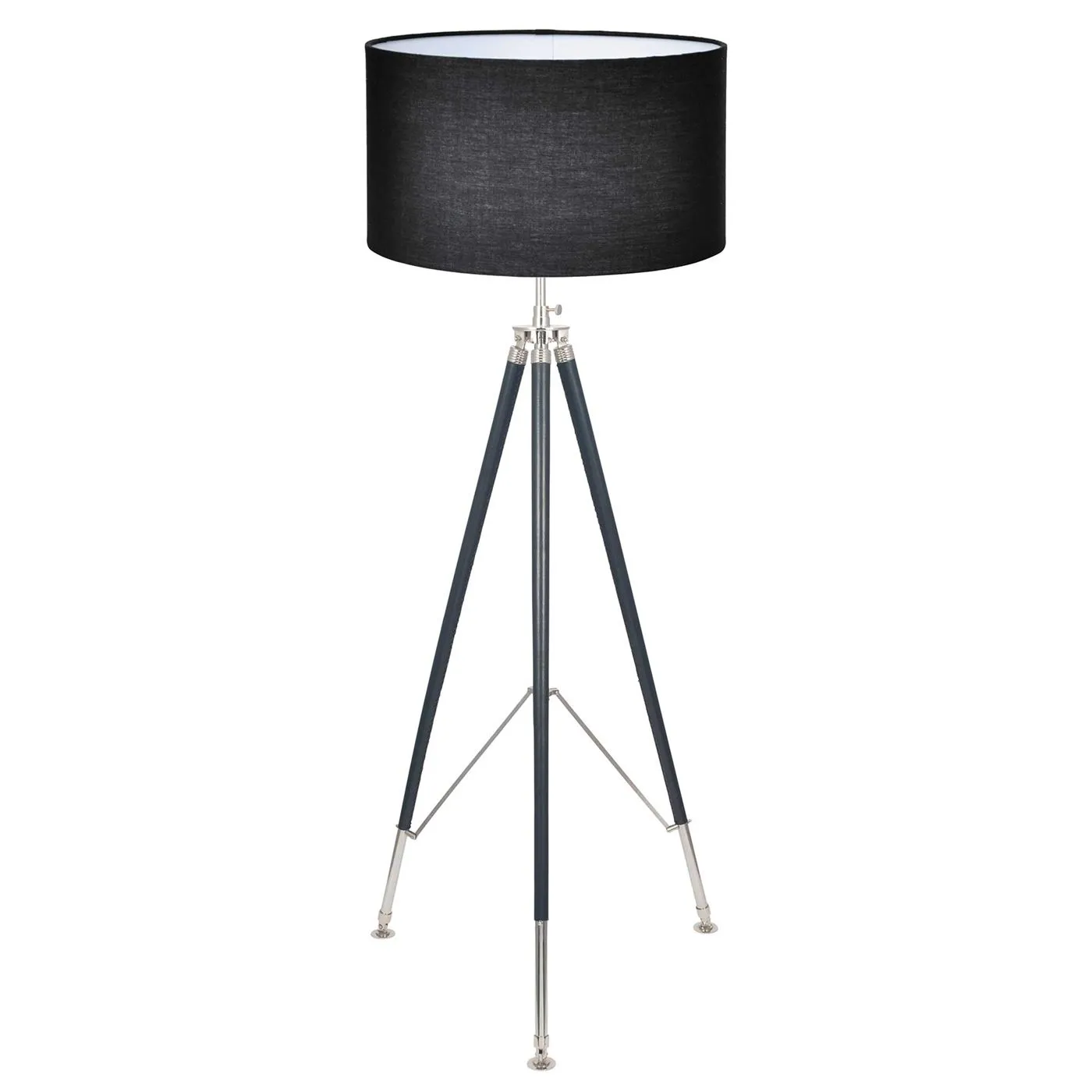Leather Tripod Floor Lamp