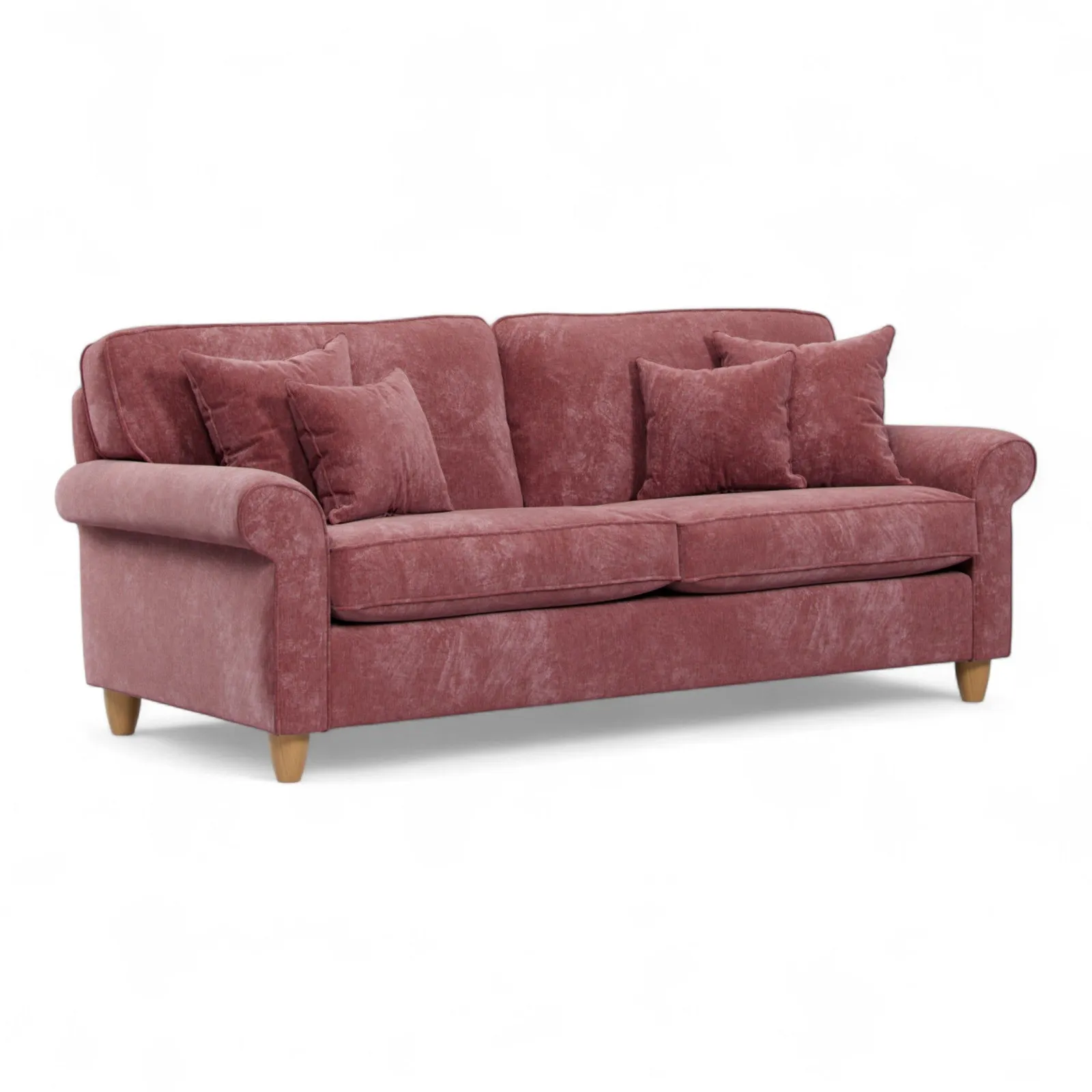 The Great Sofa Company Flora Large Sofa Glory Deep Terra in Terracotta 2