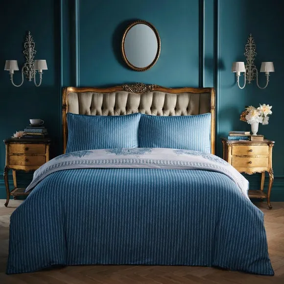 Laurence Llewelyn-Bowen Tuscan Toile 100% Cotton Duvet Cover & Pillowcase Set 2