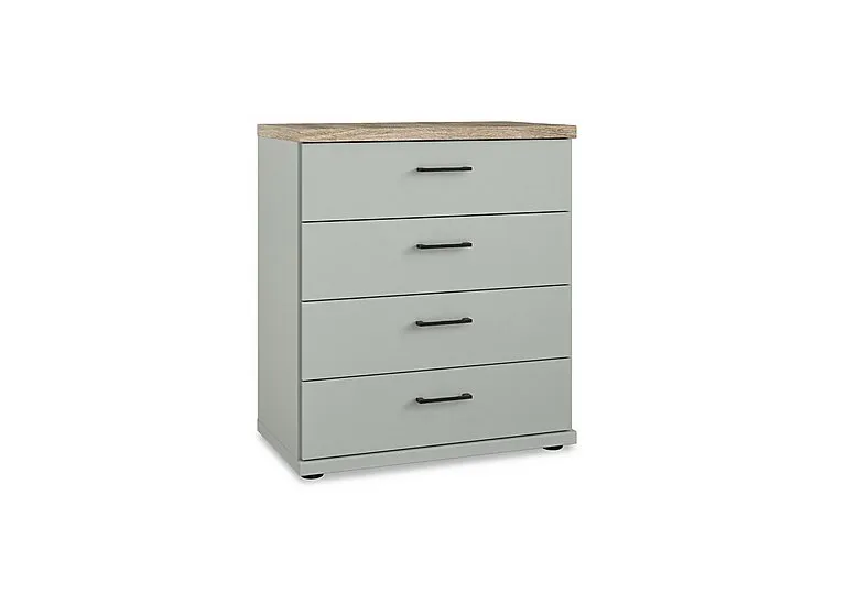 Adeline Wide 4 Drawer Chest - Sage