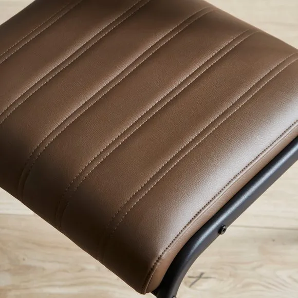 Rhys Set of 2 Dining Chairs, Faux Leather 4