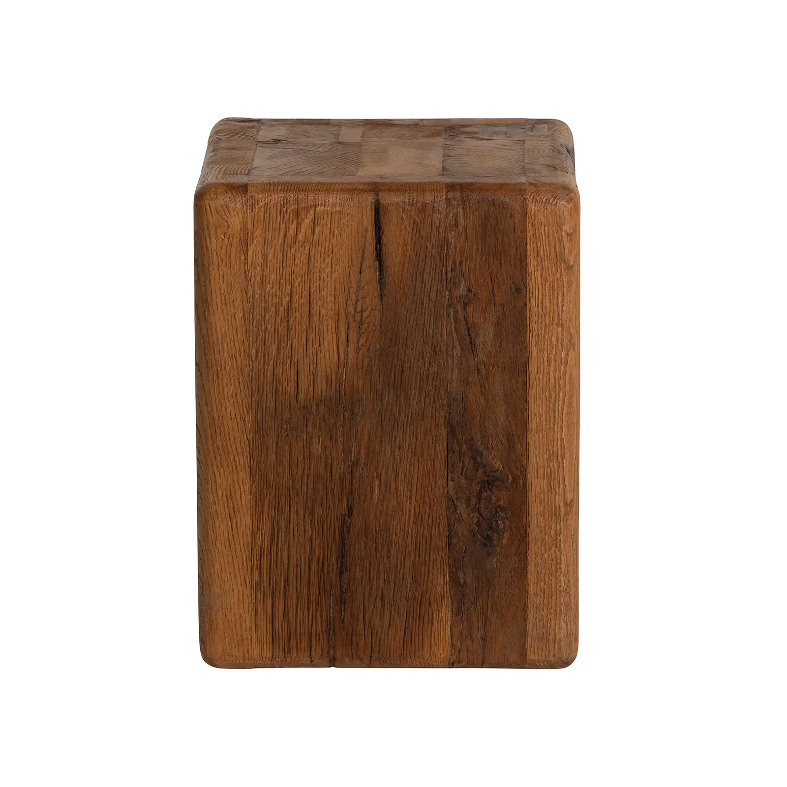 Knole Square Stool 35X35X45Cm, Brown Oak | Barker & Stonehouse 2