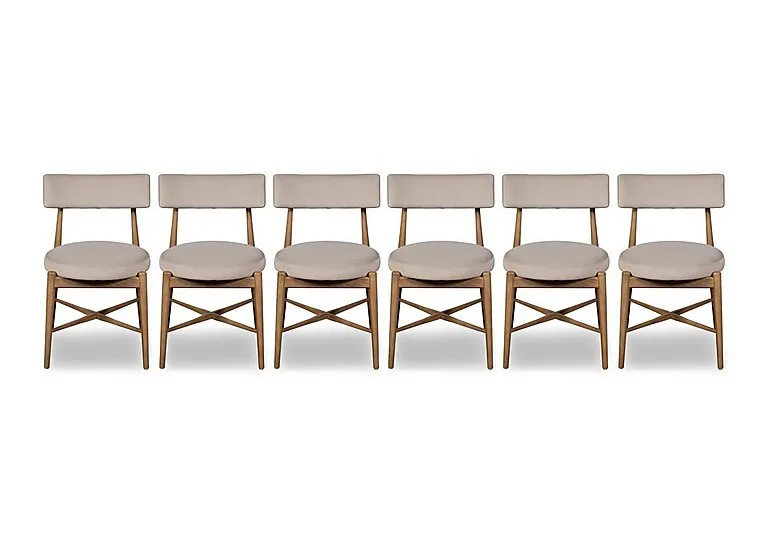 Winchester Set of 6 of Dining Chairs - Grey