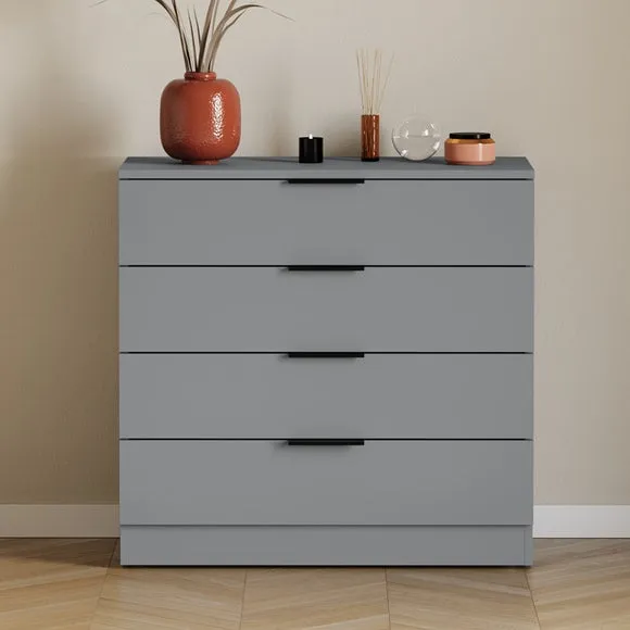 Return - Hayes 4 Drawer Chest, Grey 2
