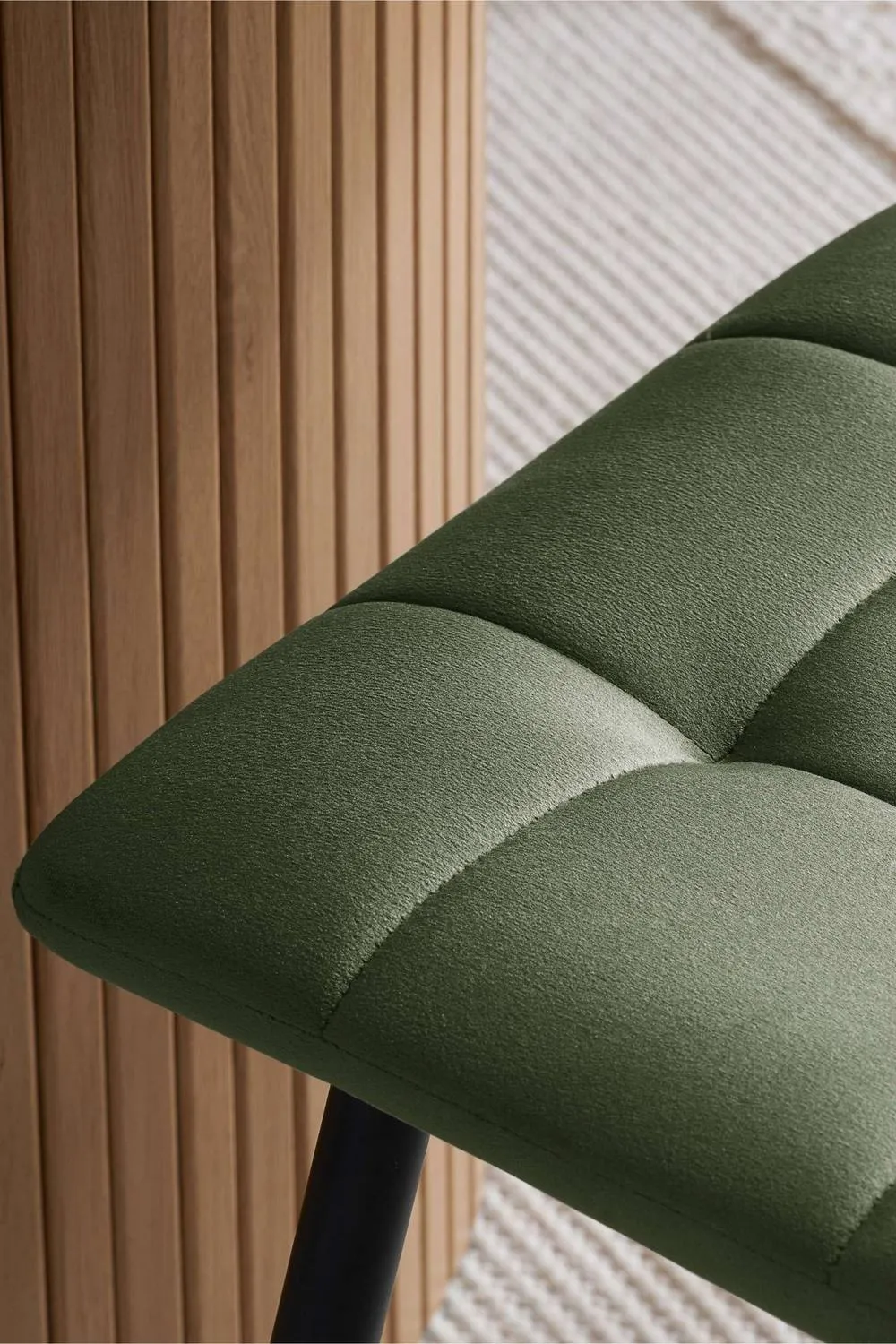Birlea Axel Pair Of Dining Chairs in Dark Olive 3