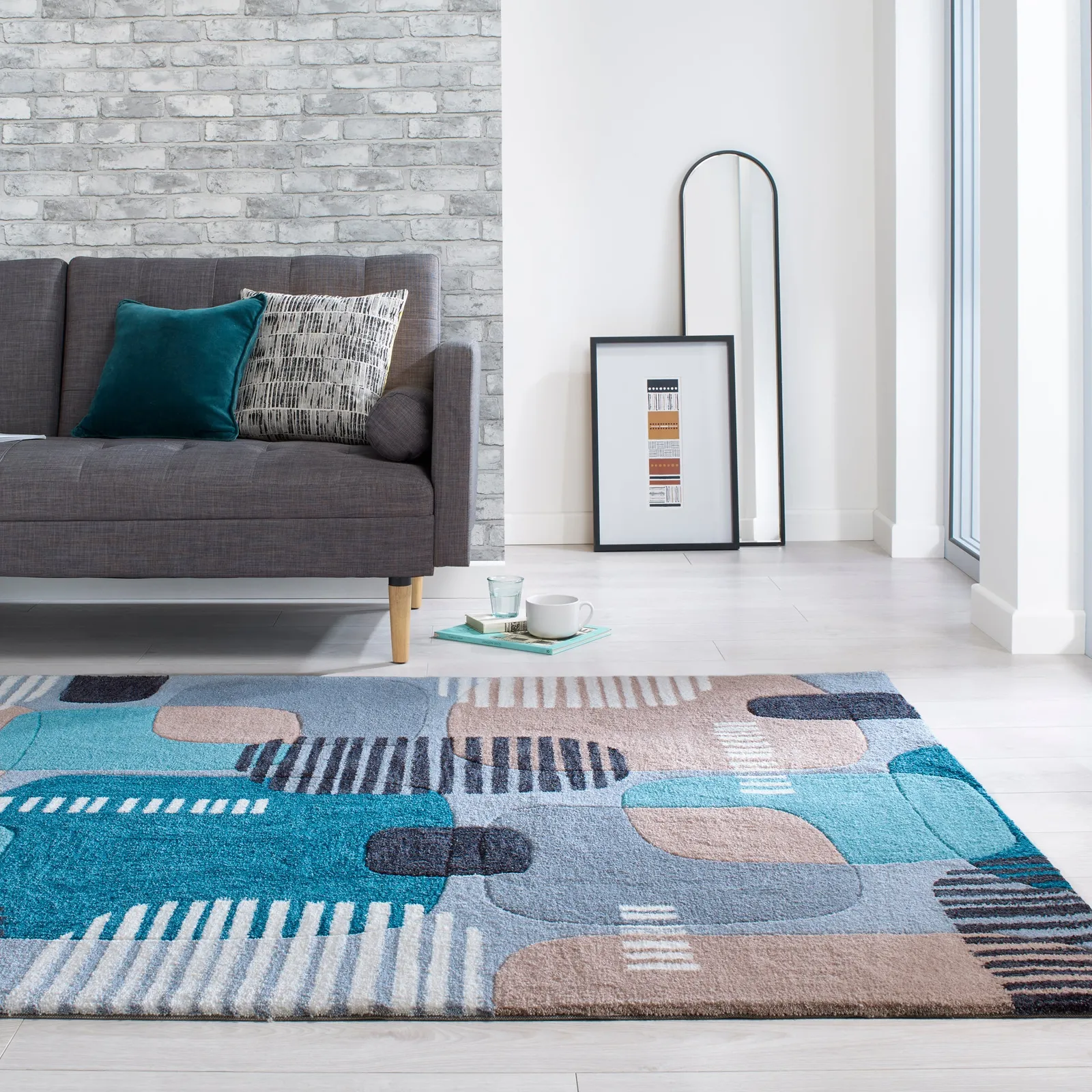 Pop Rug Pop Teal