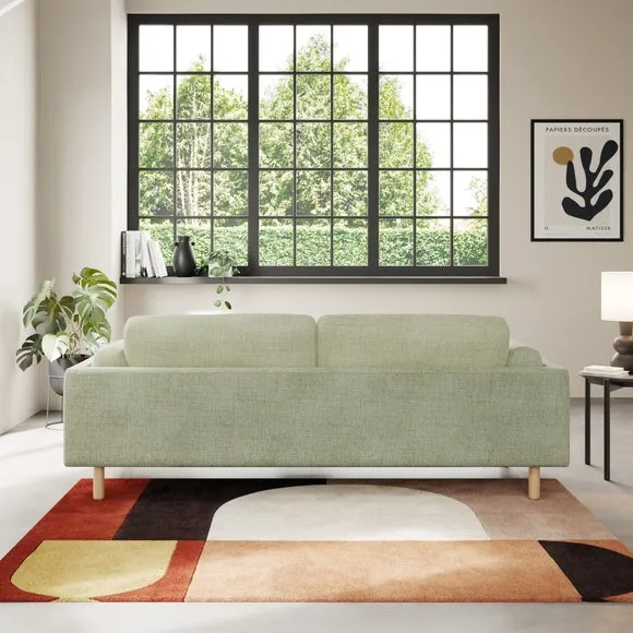 Newton Chunky Tonal Weave 4 Seater Sofa 3