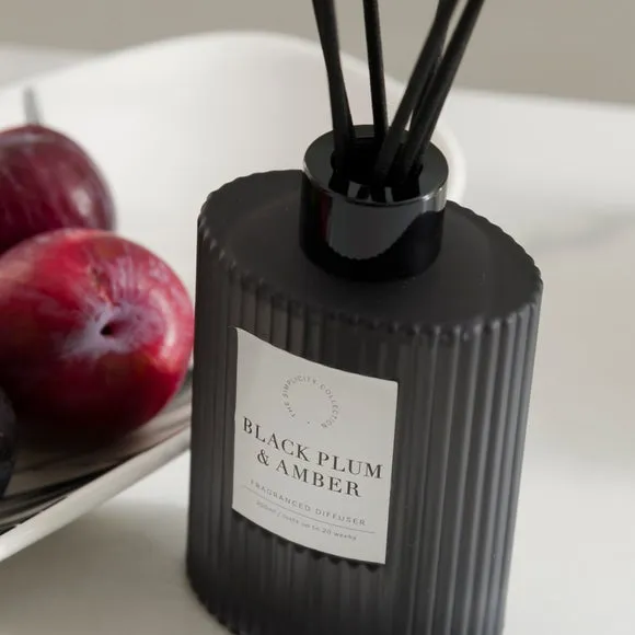 Plum and Patchouli Ribbed Diffuser 2