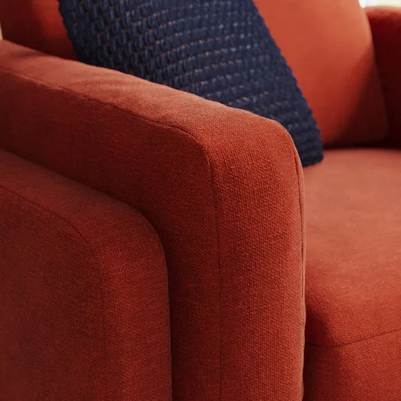 Newton Luxe Chenille Snuggle Chair 4