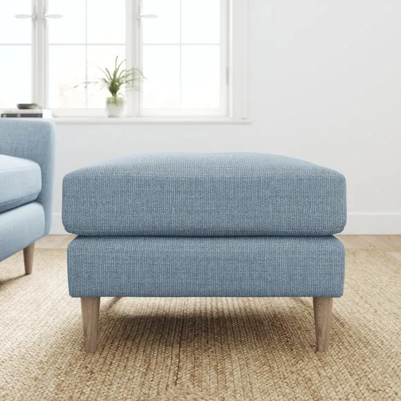 Sven Chunky Tonal Weave Footstool 2