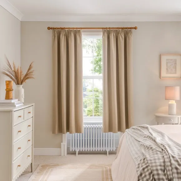 Luna Brushed Pencil Pleat Curtains (Blackout Available) 4