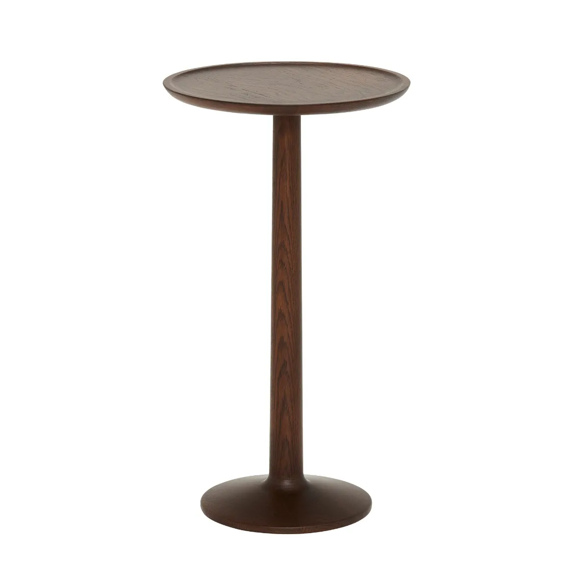Ercol Siena High Side Table, Dark Wood