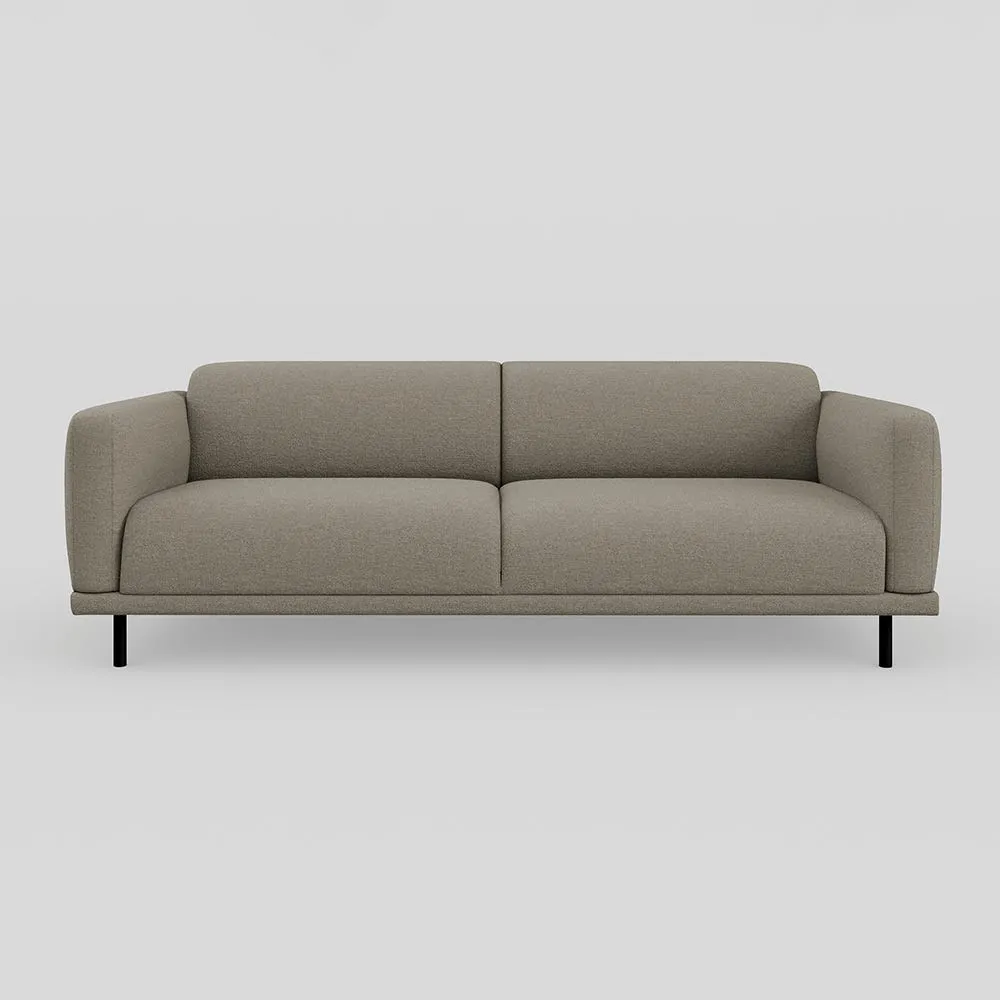 Heal's Harri 4 Str Sofa Broadweave Pebble 1