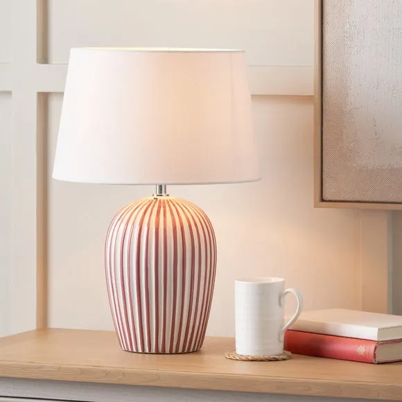 Pacific Lifestyle Cannes Striped Table Lamp 1