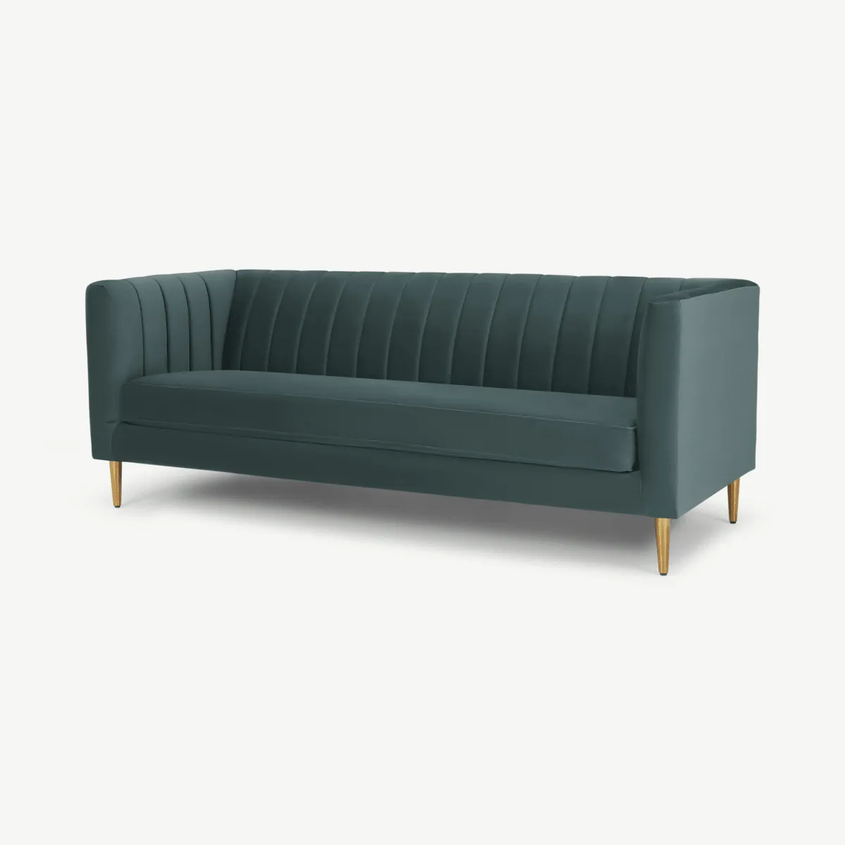 Amicie 3 Seater Sofa, Marine Green Velvet