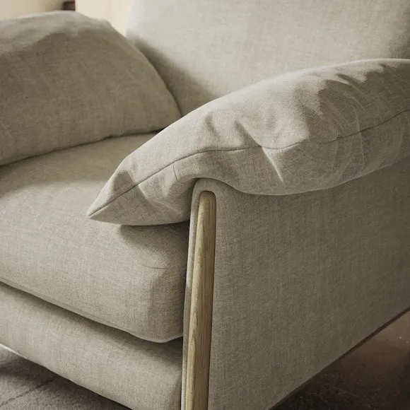 Hector Tonal Plush Chenille Snuggle Chair 2