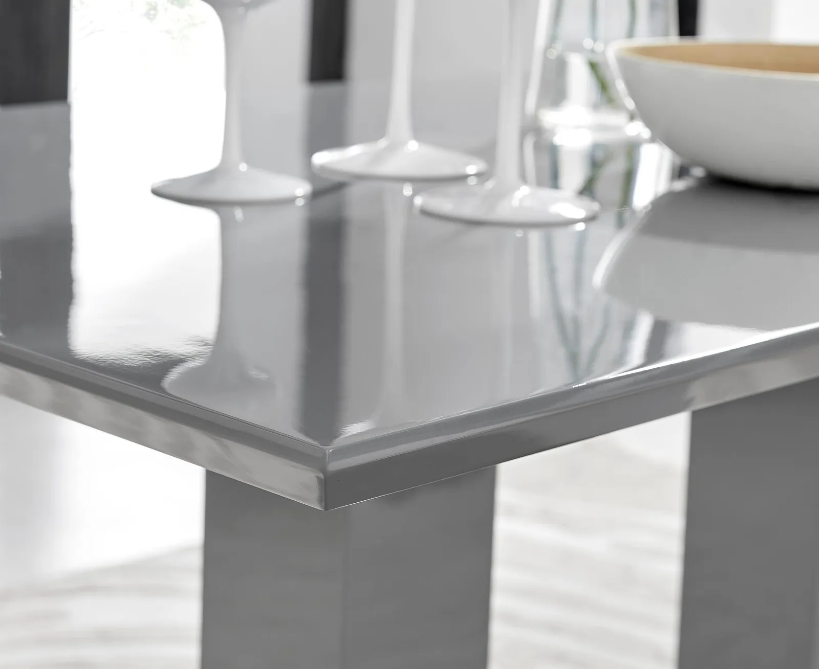FurnitureboxUK Imperia 6 Grey Dining Table & 6 Isco Chairs 3