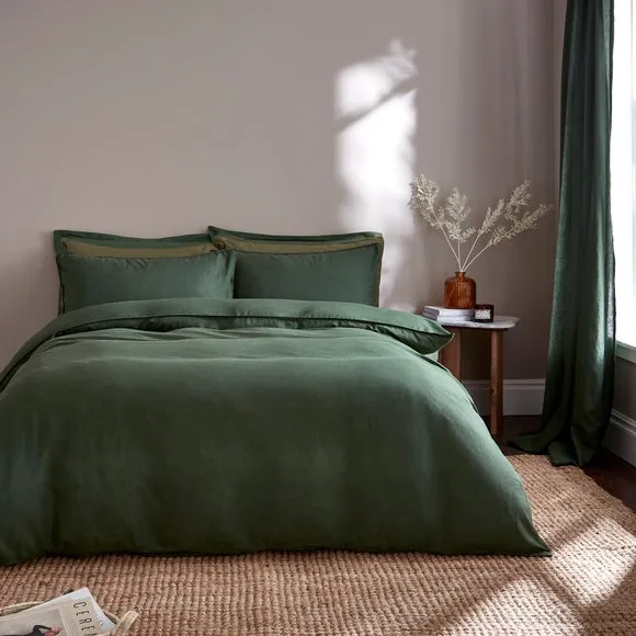 Cotton Linen Duvet Cover & Pillowcase Set 1