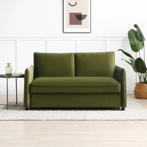 Lucie Velvet Pop Up Double Sofa Bed 2