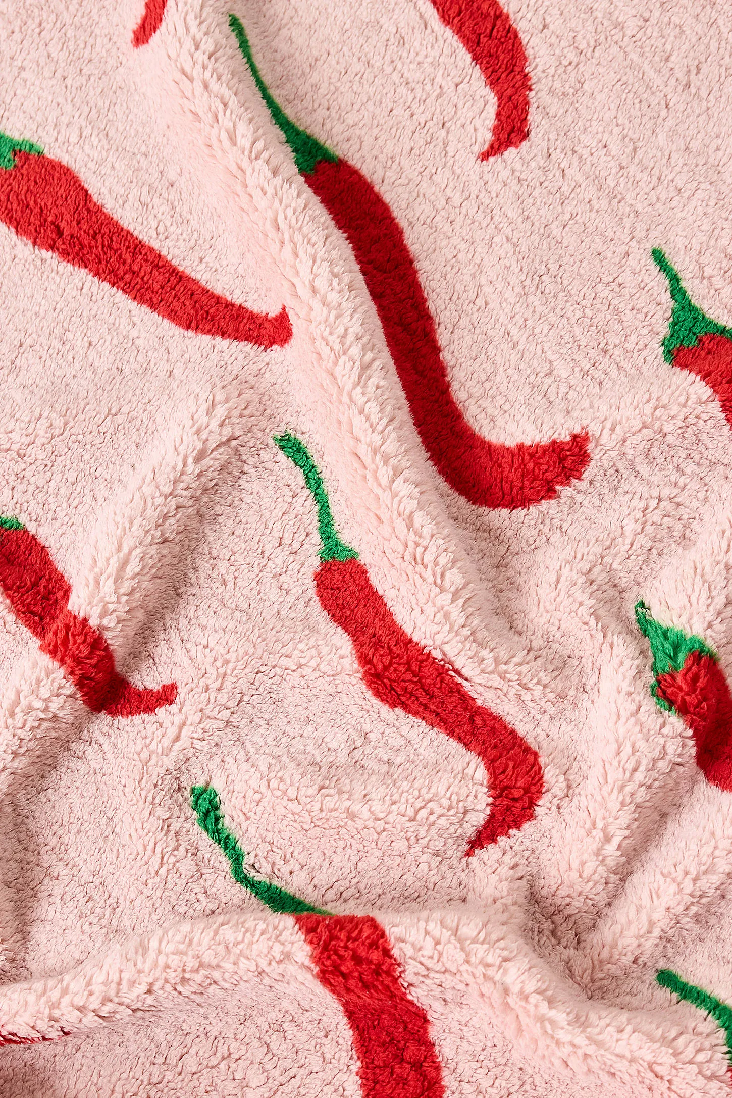 Chilli Fleece Throw - Pink 2