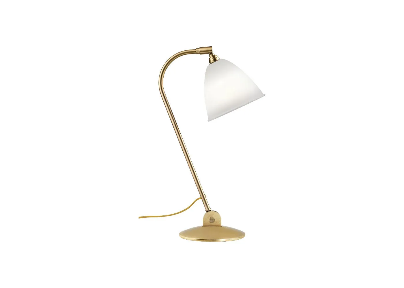 Gubi Bestlite BL2 Table Lamp Brass Base China Shade 1