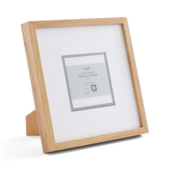 Oversized Mount Square Light Wood Photo Frame 3
