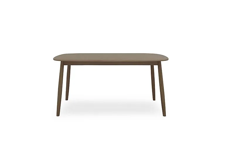 Stockholm Fixed Dining Table - Dark Oak