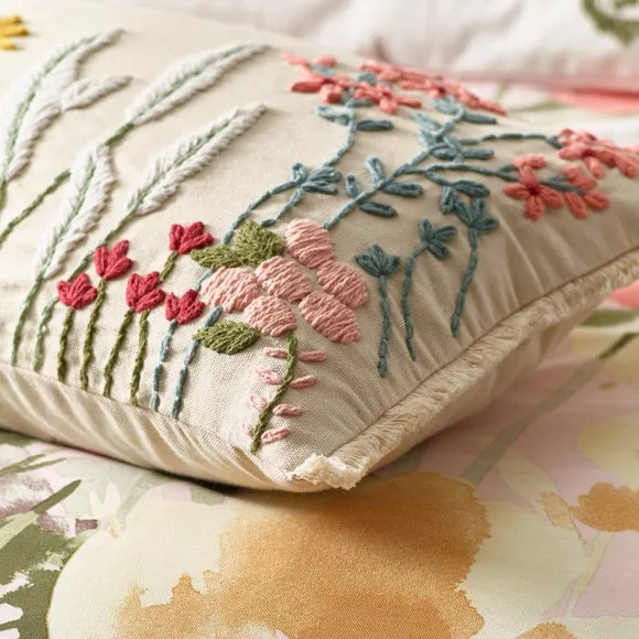 Catherine Lansfield Countryside Floral Cushion 2